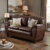 Sillón 100% Cuero - 2 Cuerpos - Monza Caramelo