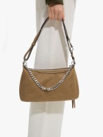 Bolso Bandolera Efecto Piel camel