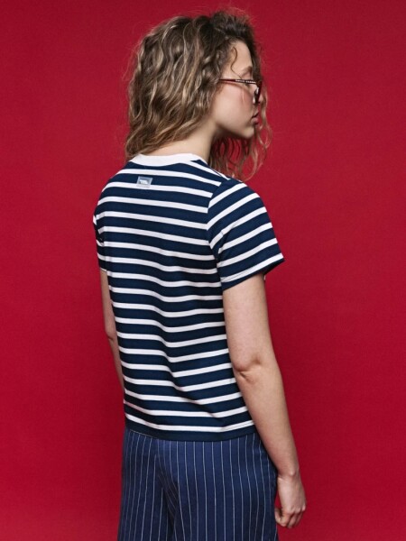 T-SHIRT D.CASSIN RENE AZUL