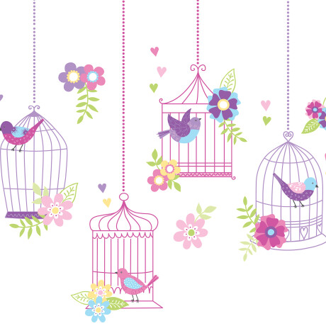 WALLPOPS CHIRPING THE DAY AWAY KIT N/A