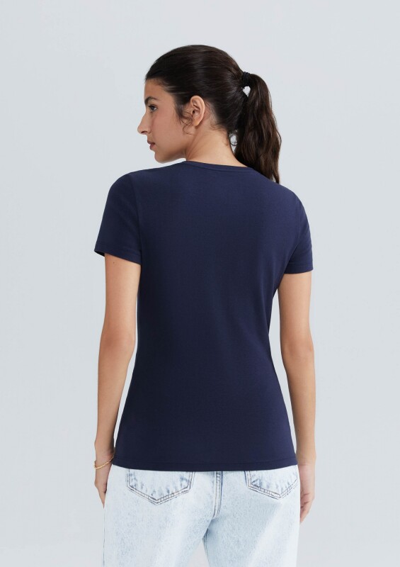 BLUSA MM FEM AZUL ESCURO
