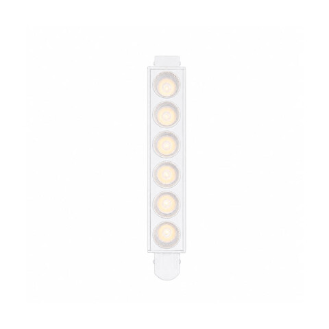 Lum. Led rect p/riel magnético bco 6W 3tonos 24° ZU0553X