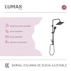 Barral Columna De Ducha Acero Inoxidable Ajustable Barral Columna De Ducha Acero Inoxidable Ajustable