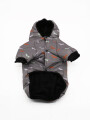 CAMPERA CON CAPUCHA 6 A 9 KG GRIS