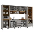 COCINA MODULADA 3.4 MT CON LUZ - ALMA COCINA MODULADA 3.4 MT CON LUZ - ALMA