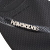 Sandalias Havaianas Sl Sq Logo Met FC Mujer Negro/plata
