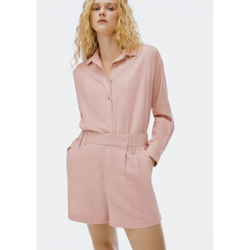 SHORTS FEM ROSA CLARO