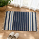 Alfombra con flecos 69x114cm AZUL