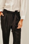 Pantalon Depeche Jacquard Negro