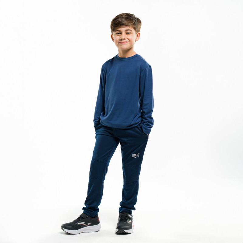 PANT BOYS POLY JR T-TECH-NA AZUL NAVI