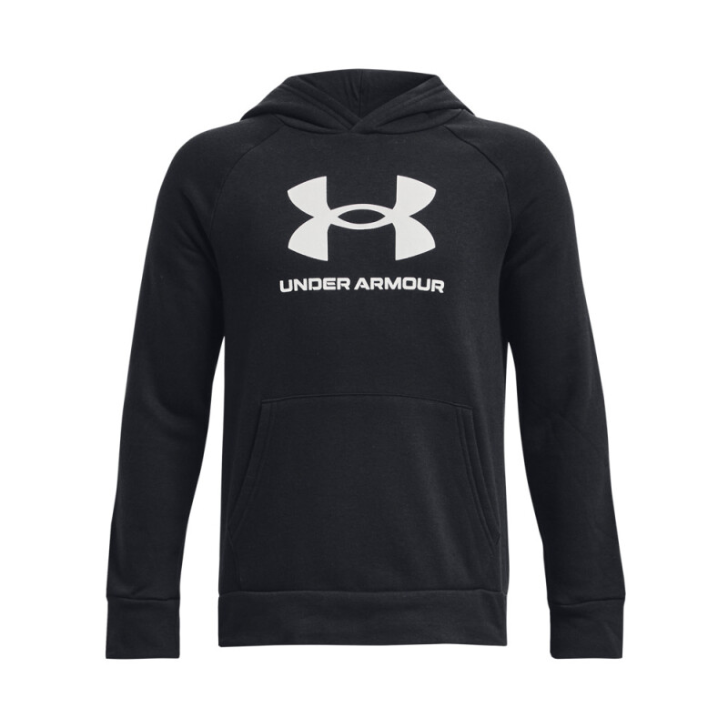UA Rival Fleece BL Hoodie-BLU BLK-001