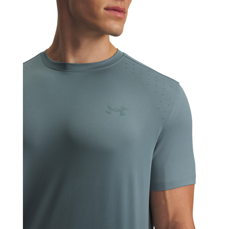 UA LAUNCH ELITE SHORTSLEEVE GRN-323