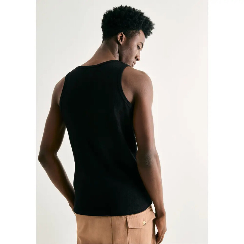 CAMISETA REGATA MASC PRETO ESCURO