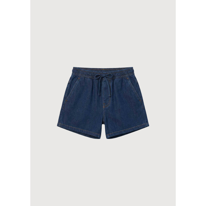 SHORTS FEM JEANS OSCURO