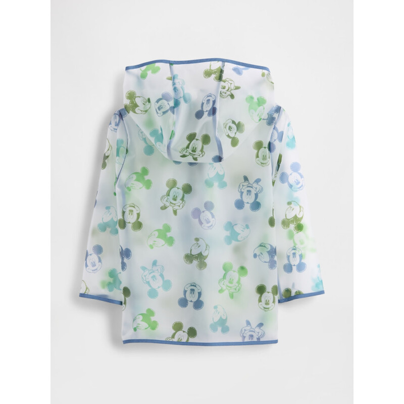 DIS MICKEY RAINCOAT CLEAR/BLUE