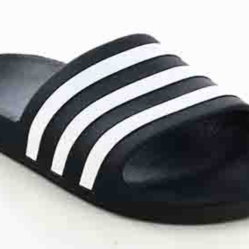 Chanclas de Hombre Adidas Adilette Aqua Negro - Blanco