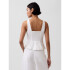 SL PEPLUM TOP NEW OFF WHITE