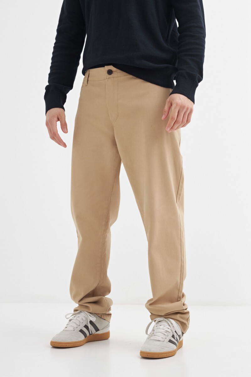 Pantalón recto KHAKI