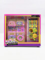 COCINA SET MUÑECA CON ACCESORIOS ROSADO (V)