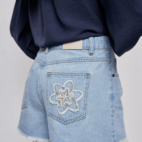 SHORT FLORE Celeste