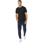 Polo Training Asics Spiral Embroidery Tee Hombre Performance Black