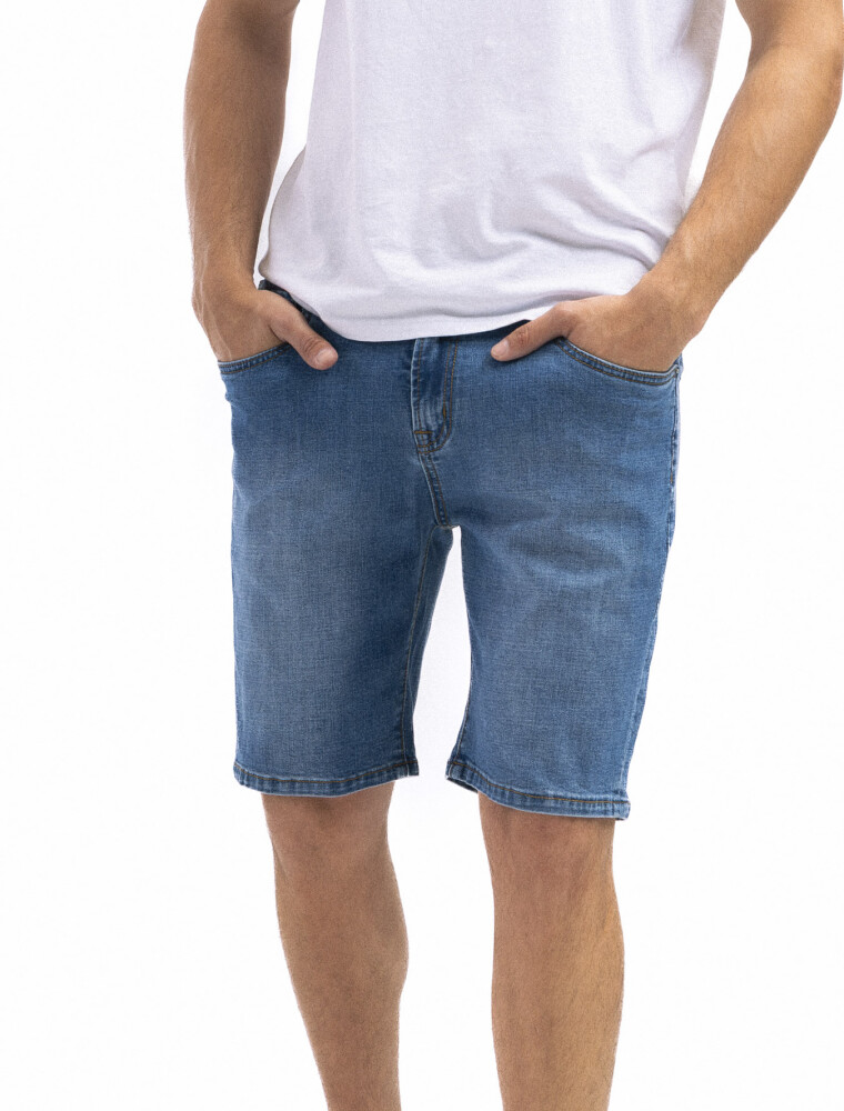 Bermuda de Jean Azul Medio