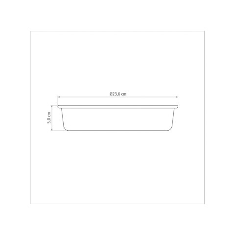 Asadera redonda 22cm. "BRASIL" -TRAMONTINA TR5262