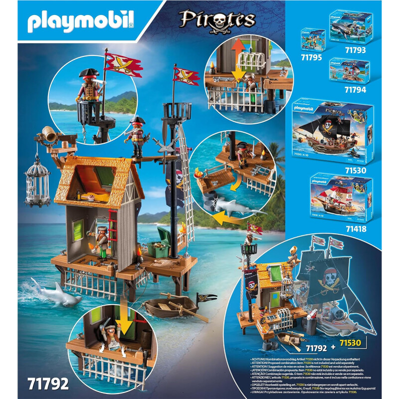 Puerto pirata Playmobil 165 piezas Puerto pirata Playmobil 165 piezas