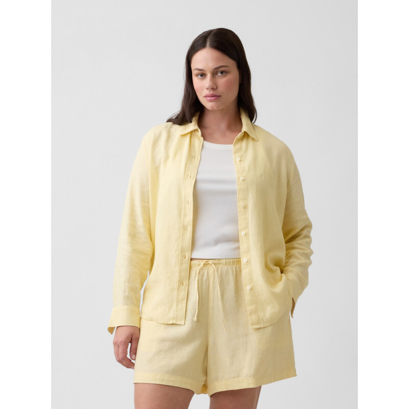 V-LINEN 4IN EASY SHORT MAIZE