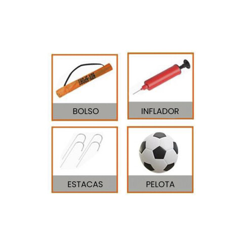 Arco de Futbol Desarmable con Accesorios 90 x 60 cm U