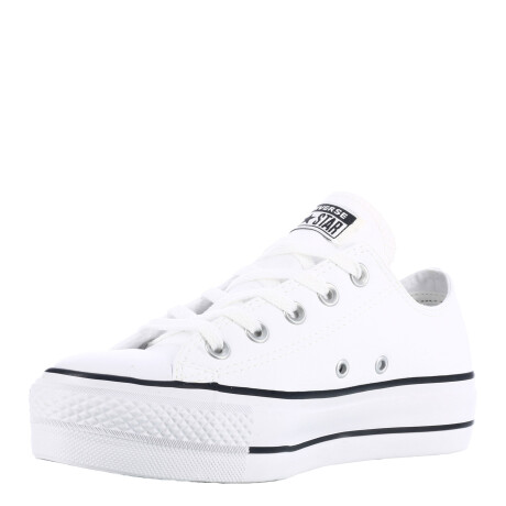 Championes Unisex Converse Plataforma Chuck Taylor Lift Blanco - Negro