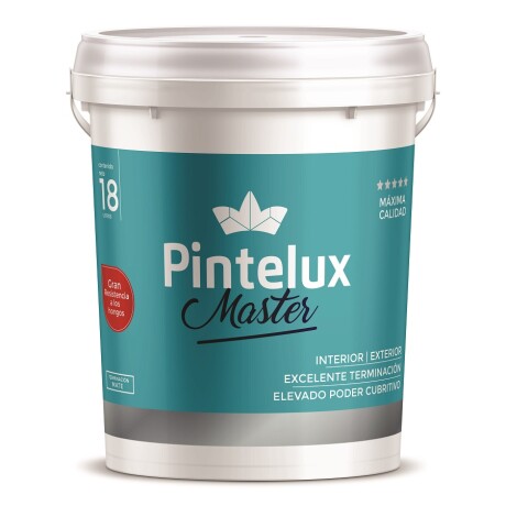 MASTER SUPER LAVABLE MATE ANTIBACTERIAL 18 LT. N/A