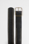 Cinturón ancho tachas negro