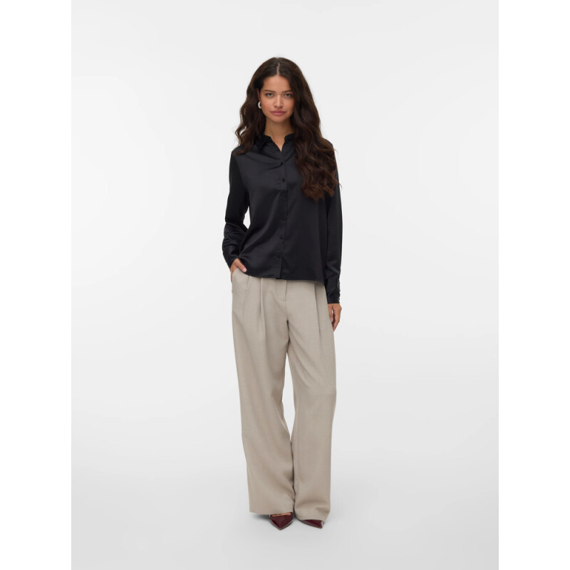 VMMERLE LS SHIRT WVN GA NOOS BLACK