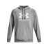 UA Rival Fleece Logo HD-GRY GRY-025