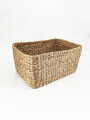 CANASTO RECTANGULAR BAJO MARRON