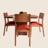Juego de Comedor Ovvo con 4 sillas Nini Juego de Comedor Ovvo con 4 sillas Nini