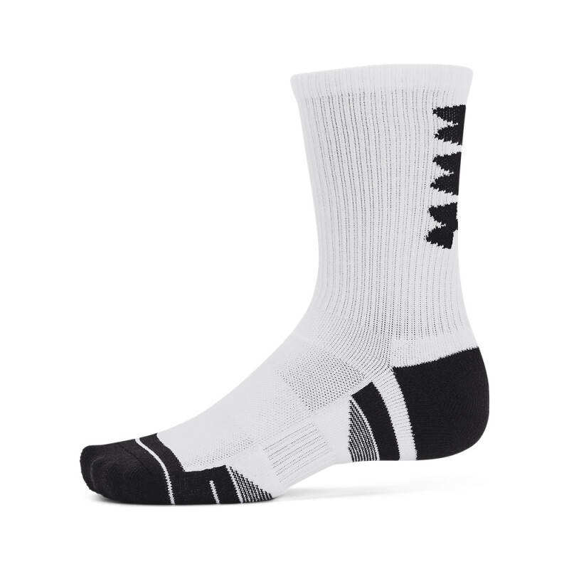 UA Perf Tech Nov 3pk Crew-BLU WHT-101