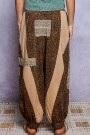 PANTALON PATCHWORK Leopardo