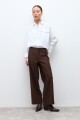Pantalón culotte chocolate
