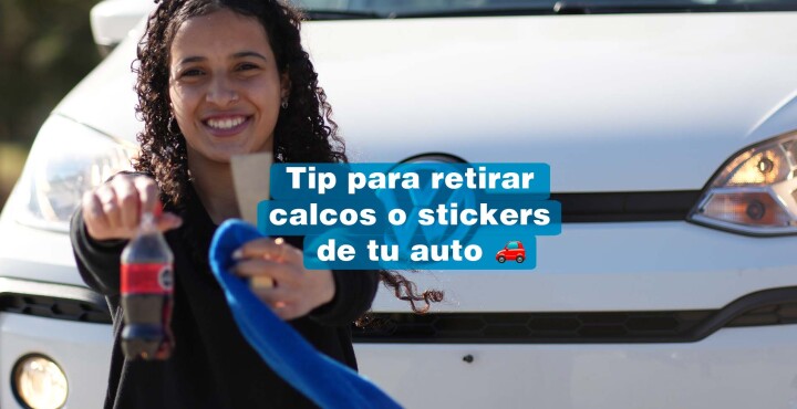 Tip para sacar fácilmente stickers de tu auto