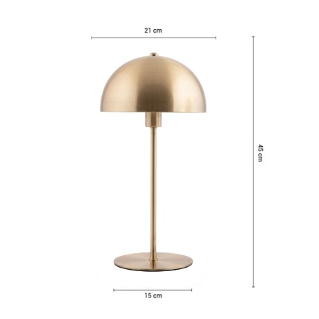 ARTEFACTO DECORATIVO DE MESA MUSHROOM Luminaria De Mesa Mushroom Bronce