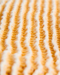 Manta Lideba de algodón rayas naranja 100 x 170 cm Manta Lideba de algodón rayas naranja 100 x 170 cm