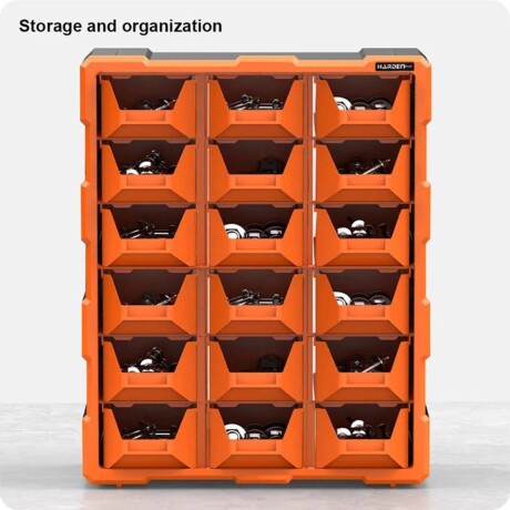 CAJA DE ALMACENAMIENTO 18 CAJONES N/a