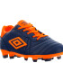 Championes de Fútbol 11 Infantiles Umbro Touch HG Azul Marino - Anaranjado