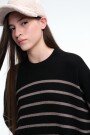 SWEATER RAYAS Negro