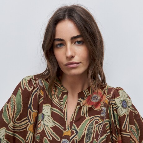 BLUSA FARA Chocolate