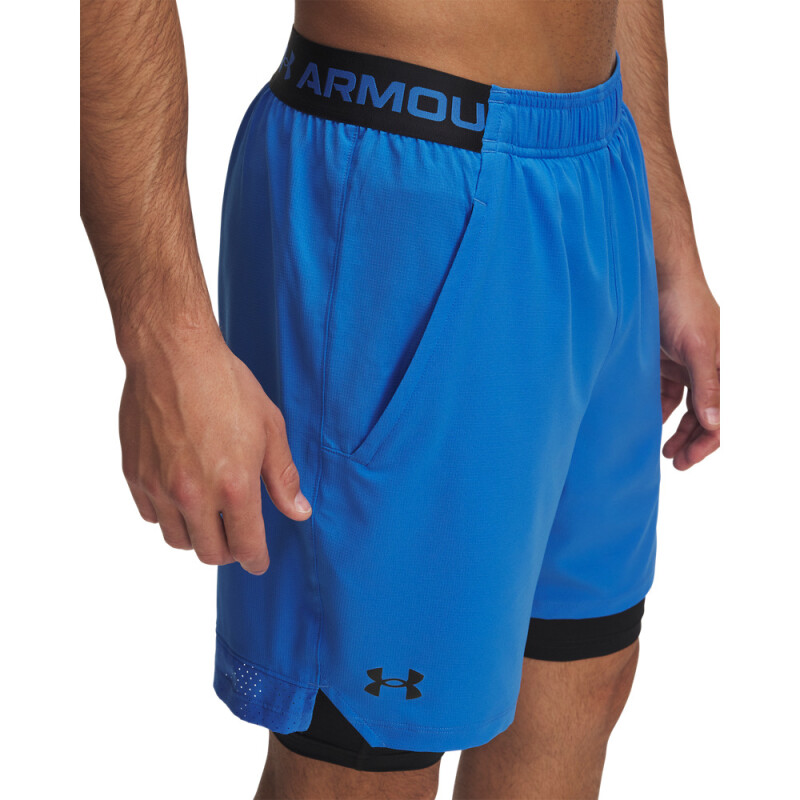 UA Vanish Woven 2in1 Sts-BLU BLU-402