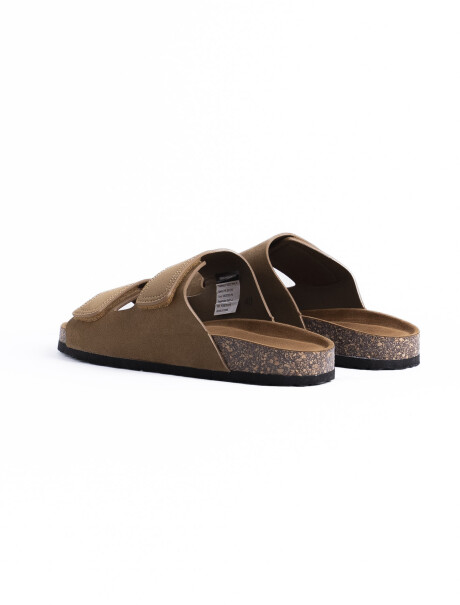 Sandalia con Velcro Marruecos Taupe