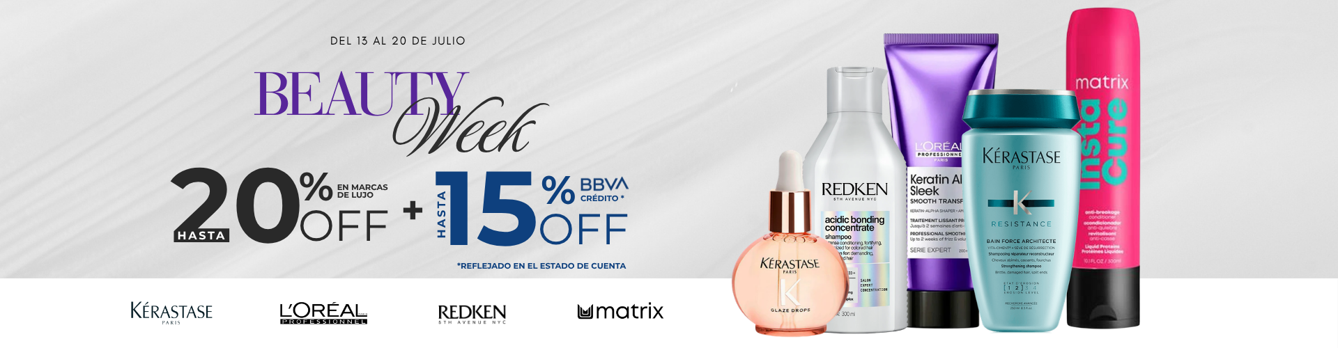 Beauty Week 13 al 20 de julio
